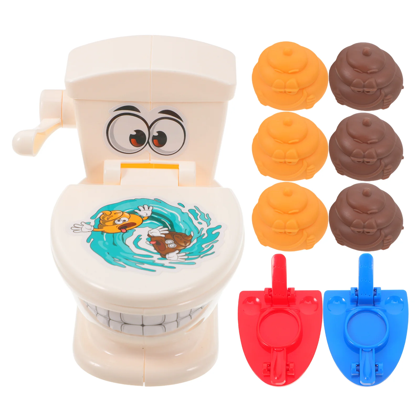 Prank Poop Toy Novelty Gadgets Practical Jokes Kids Hobbies Catapult Games Toilet Shoot Props Fake Poop Prank Stuff Novelty