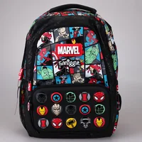 Marvel Smiggle School Bag Superhero Boys Backpack Iron Man Spiderman Student 6-12 Years Old Lightweight Load-reducing Backpack 1
