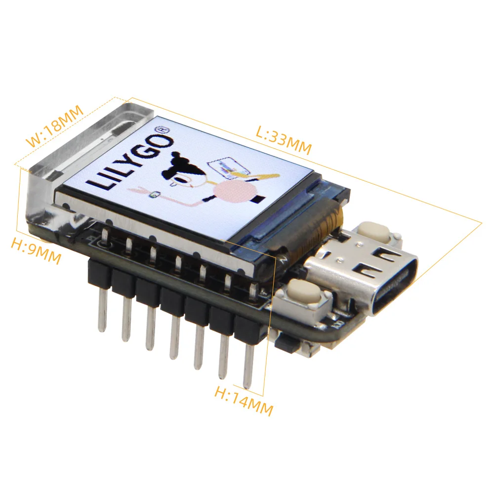 ® T-QT Pro ESP32-S3 GC9107 0.85 Inch LCD Display Module Development Board WIFI B