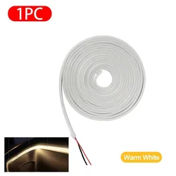 Flexible 5m LED Ambient Light Strip for Interior Car Decoration (Warm white)