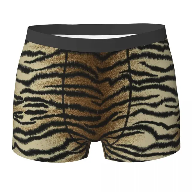 Golden Tiger Print Underwear Animal 