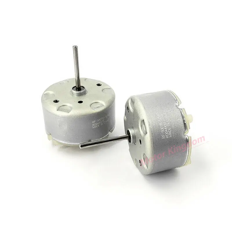Mabuchi Rf-500Tb-12560 Dc 6V-12V Micro Mini Motore Elettrico Rotondo Da 32Mm Albero Lungo 20Mm