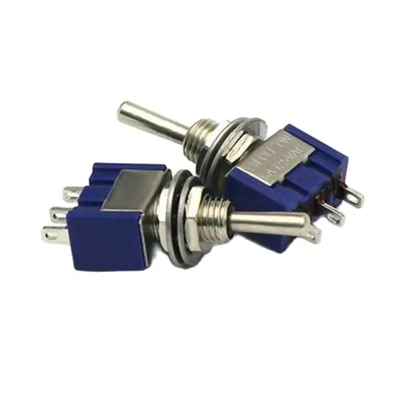 10 шт. переключатель с 3 контактами передачи 1 клавиша канал 6A/125V 3A/250V оптовая цена |