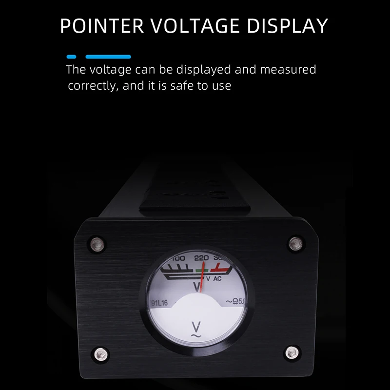 5-position AC Socket 10A 50-60KHz Hi-End Hifi Theater Audio AC Power Filter Audio Noise Power Conditioner Purifier Strip