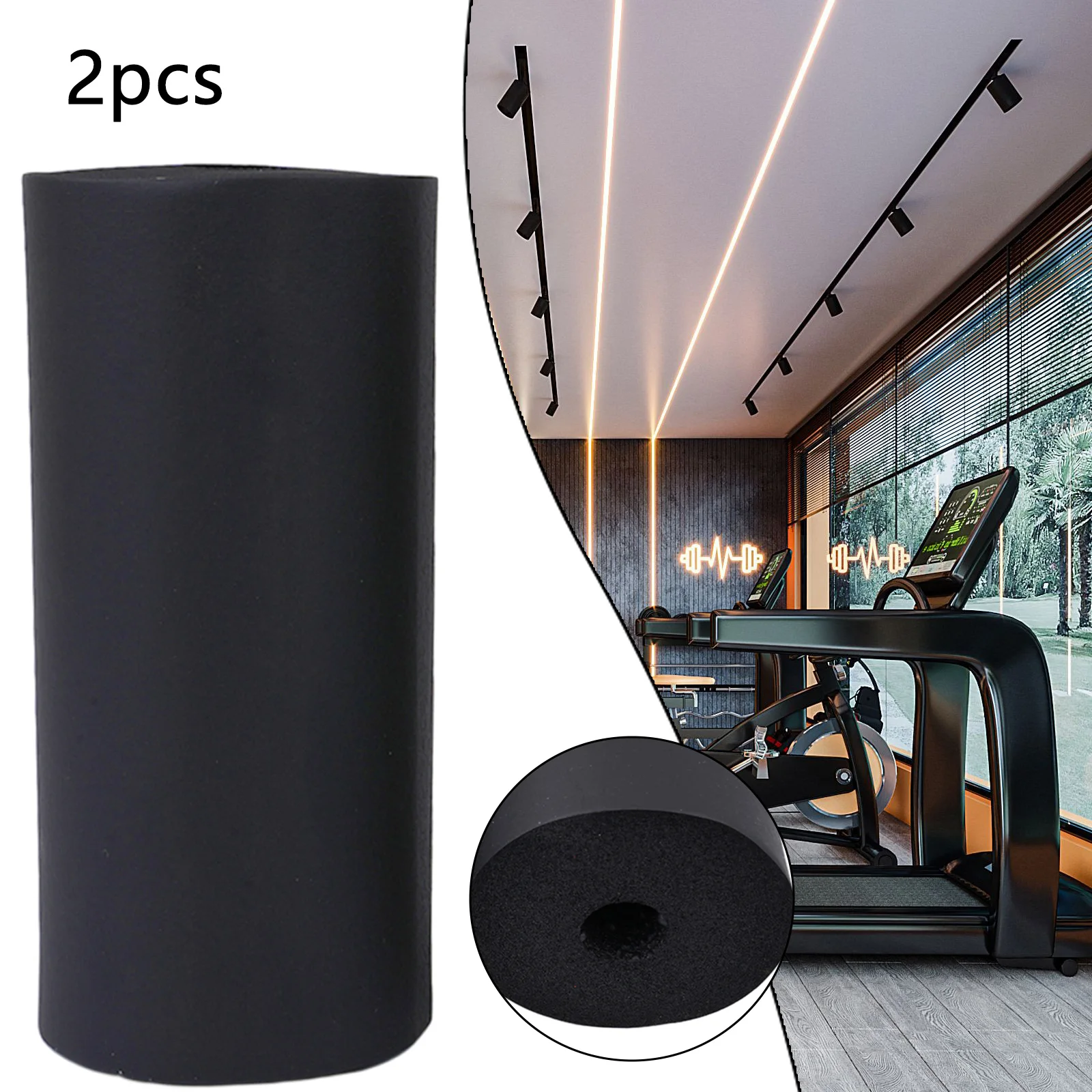 2PCS Fuß Schaum Für Pads Rollen Ersatz Für Bein Verlängerung Für Hantelbank Für Gym Übung Maschinen Fuß Schaum Pads – Detail 22