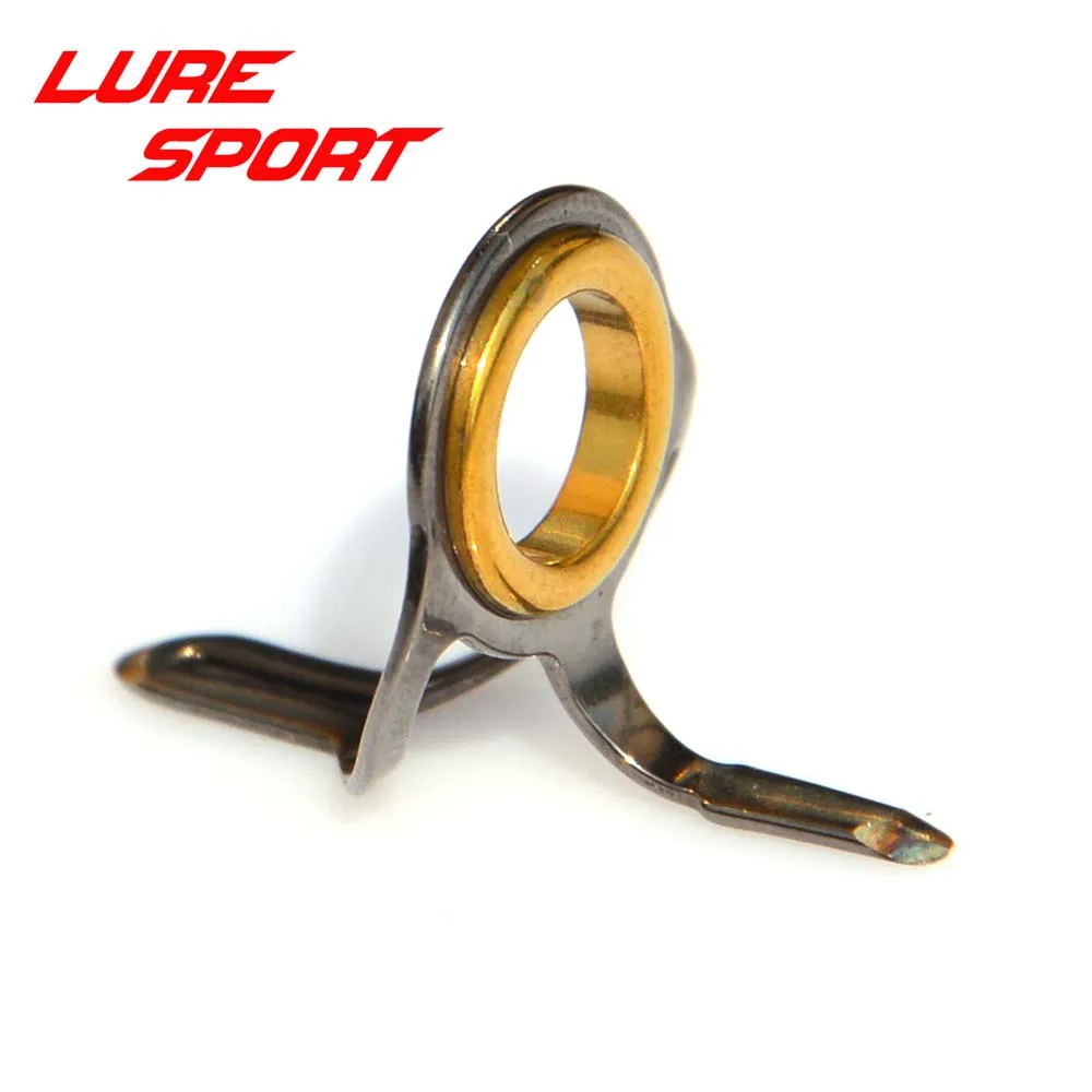 LureSport 10pc NOG guide Grey Steel frame Gold ring Guide Fishing Rod  Building component Repair DIY Accessory - AliExpress