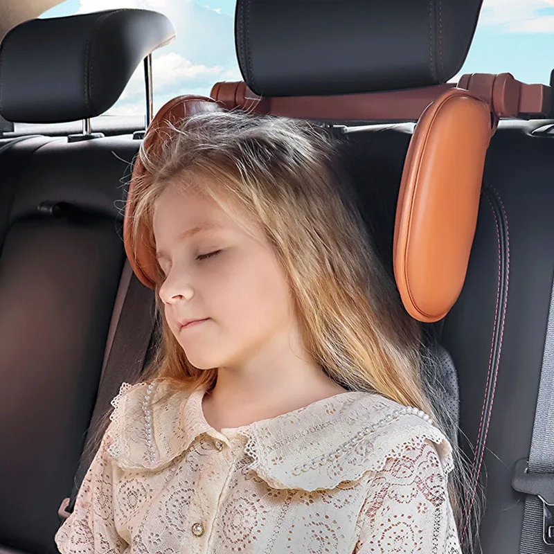 

Car Neck Headrest Pillow Universal Adjustable Auto Neck Support Pad Travel Rest Car Seat Headrest Pillow for Kids