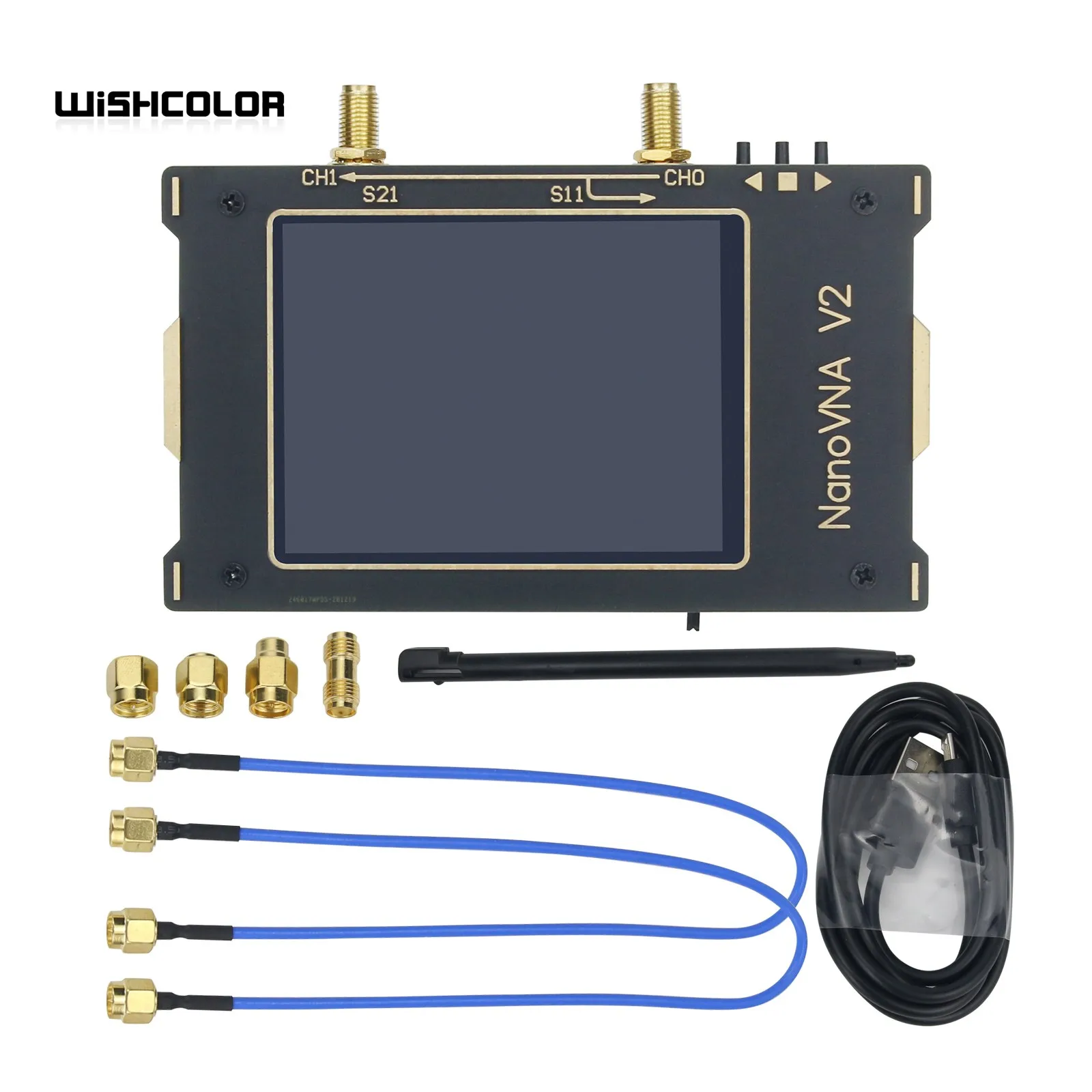 

New NanoVNA V2 Vector Network Analyzer Antenna Analyzer 50KHz-3GHz with 3.2" TFT Display Sale