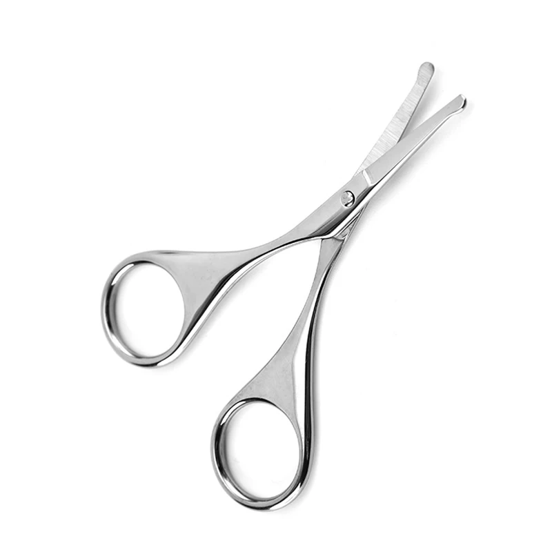 Facial Hair Small Grooming Scissors For Men Women Eyebrow Nose Hair Mustache Beard Eyelashes Ear Trimming Kit