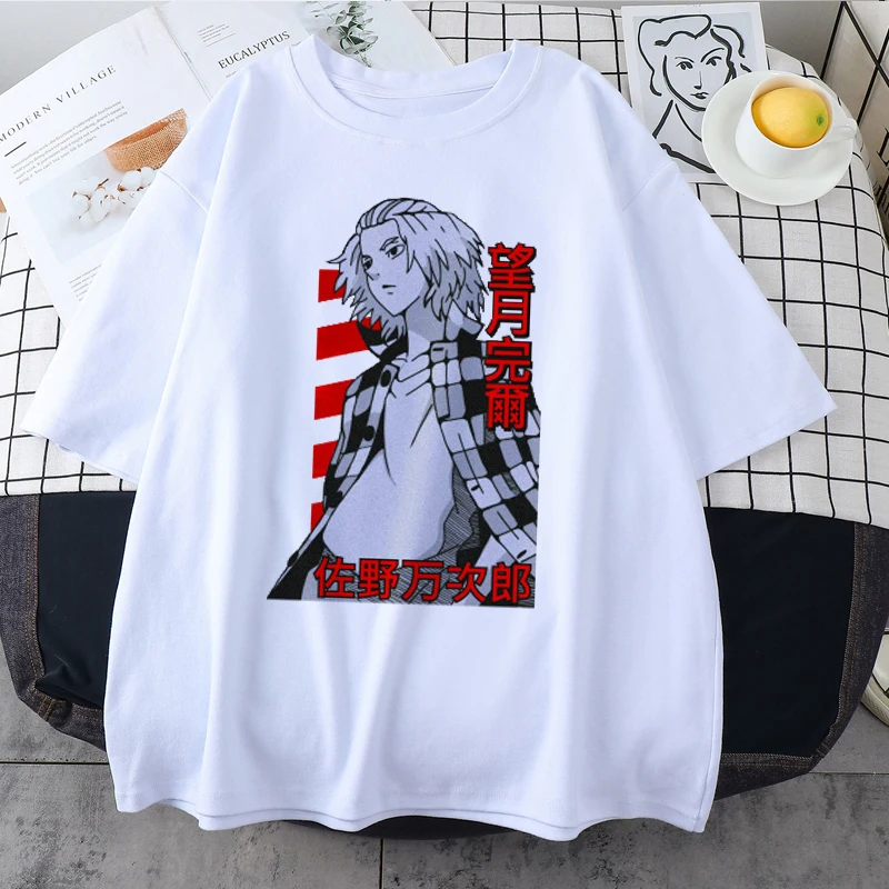 Anime Tokyo Revengers Aesthetic T-Shirt Manjiro Sano Mikey Print Manga  Clothes Tops Tees Camiseta Boys Girls Harajuku Clothes Unsiex 