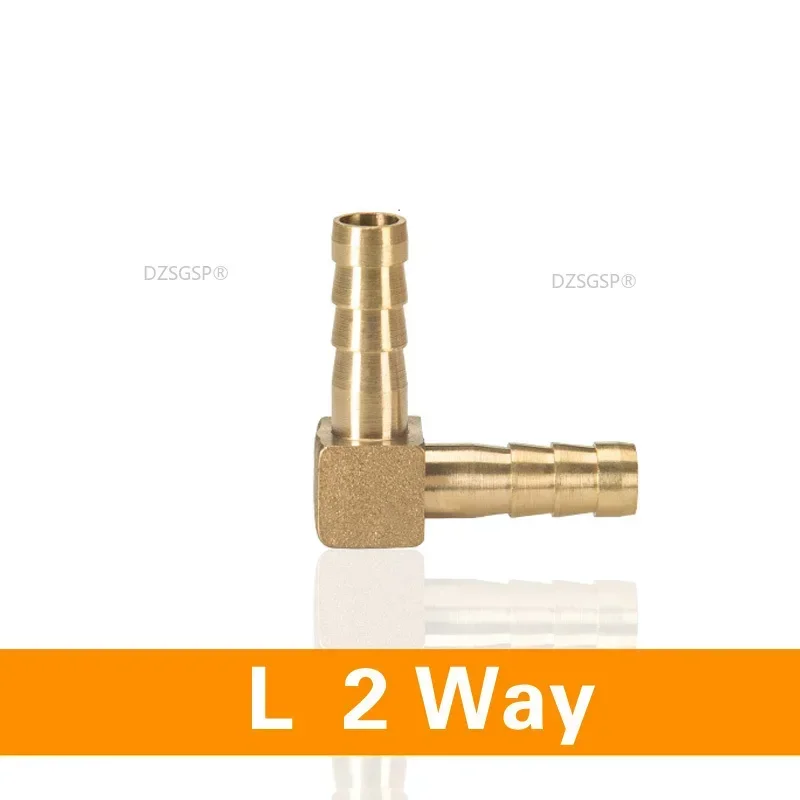 Multi-Size Brass T-Type 3-Way Hose Connector Adapter