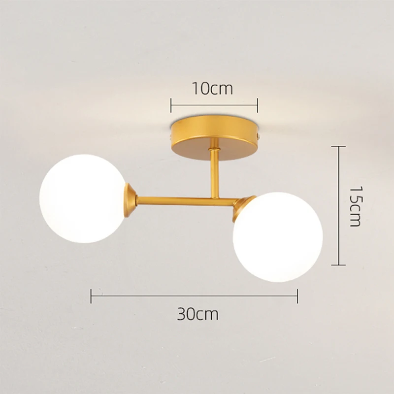 LED 천장 조명 홈 장식 인테리어 조명 침실 거실 식탁 휴대품 보관소 복도 북유럽 공 천장 조명