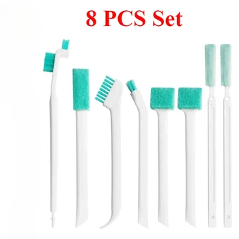 1/5/8pcs Clean Narrow Brush Portable Household Crevice Cleaning Brushes For Baby Milk Bottle Gap Glass Tube Tile Kitchen Tools