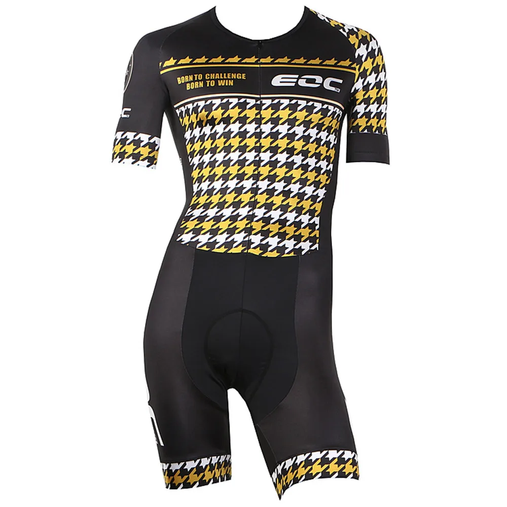 EOC Sport Inline Speed Skates Clothing Skating Race Speedsuit Men's Short Sleeve Colorful Tri Suit 인라인 스피드 스케이트 Ciclismo Sets 2