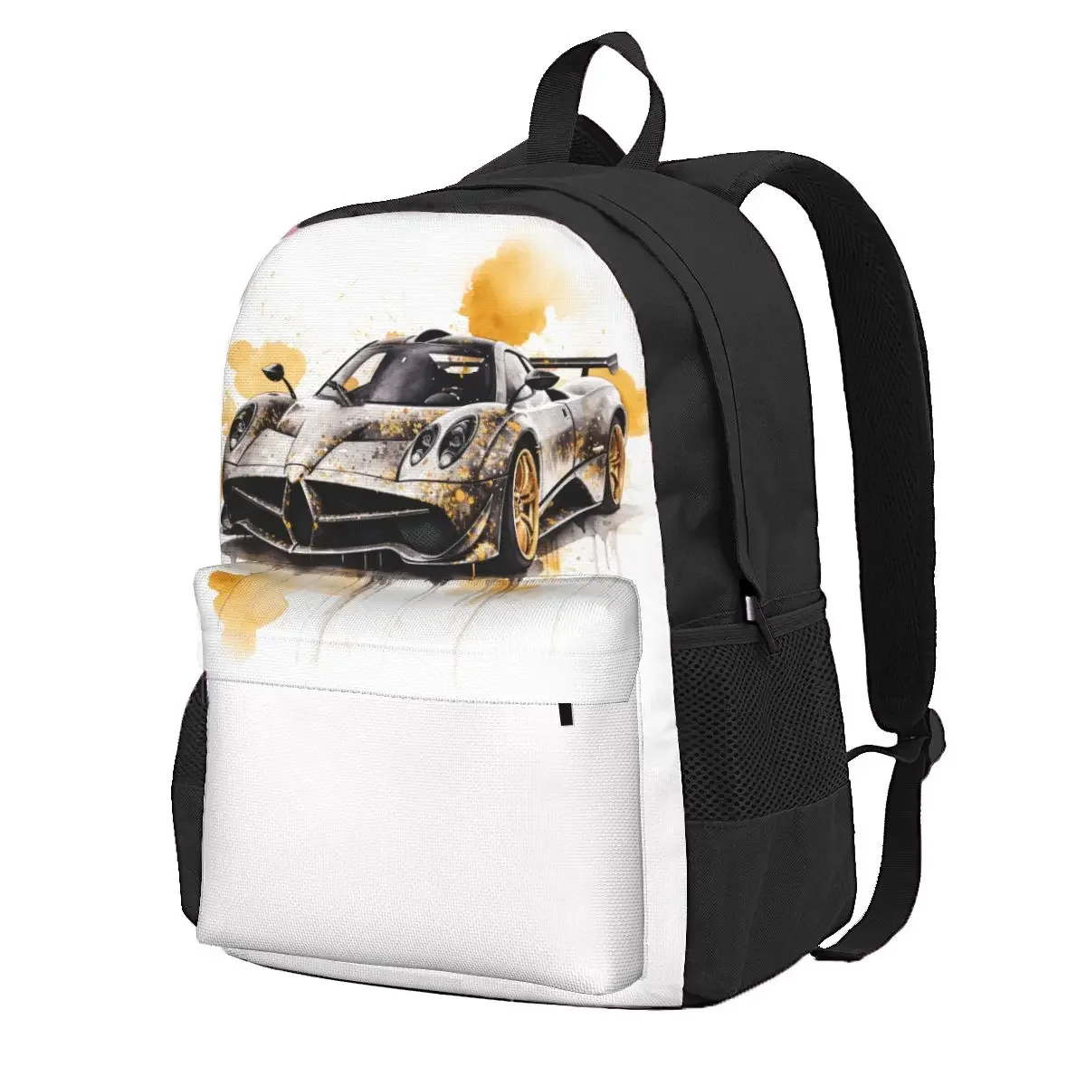 

Рюкзак мужской для спорта и автомобиля, мягкий ранец для треккинга с чернильным принтом, Повседневная сумка на заказ