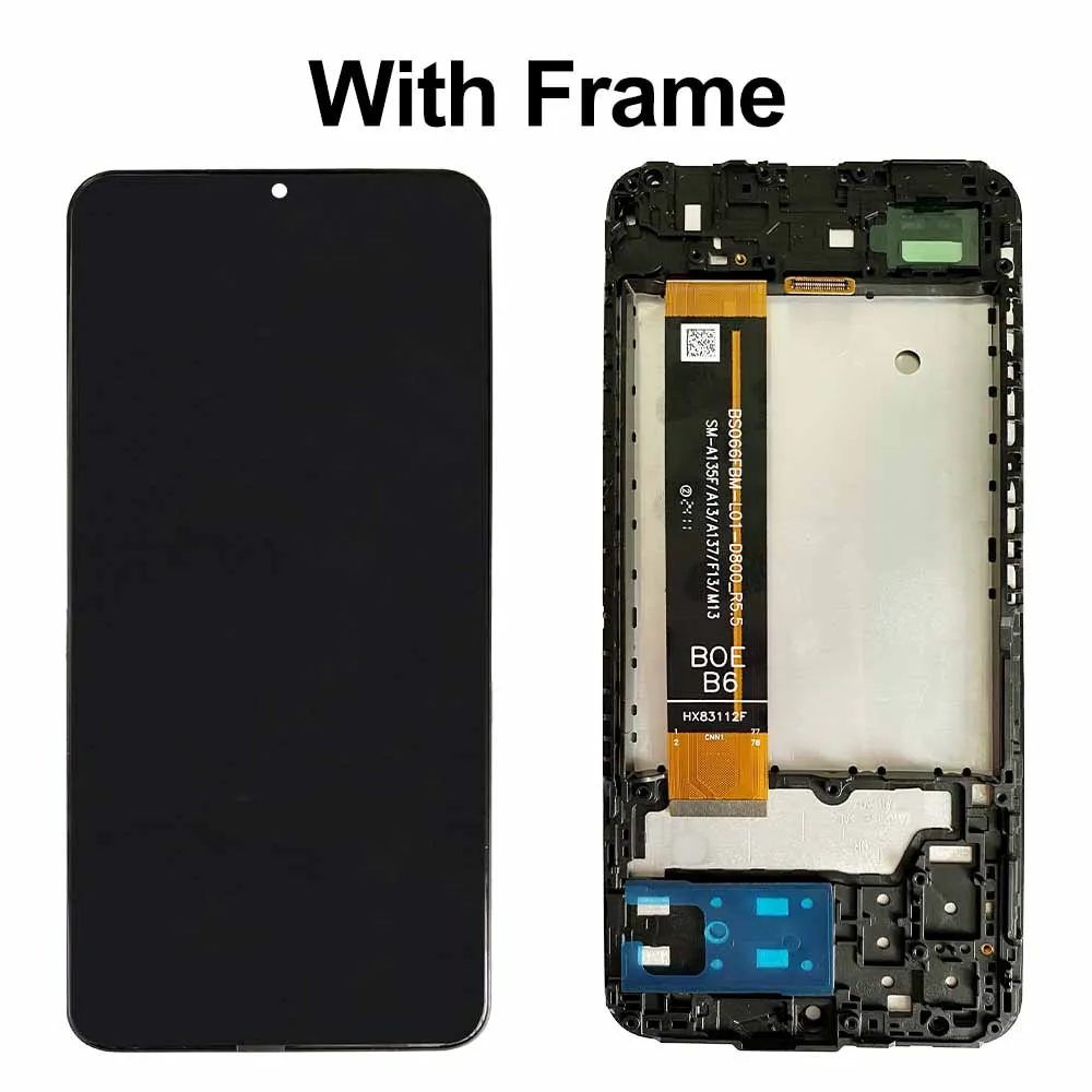 OFFKING LCD 터치 디스플레이, 삼성 A13, A135, 4G LCD 스크린, 삼성 LCD 전화 부품, 조립 교체, 6.6 인치 스크린