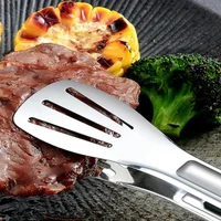 Nouvelles pinces alimentaires en acier inoxydable BBQ viande salade pain pince Barbecue gril Buffet pince pince antidérapante outils de cuisine Gadgets de cuisine 3