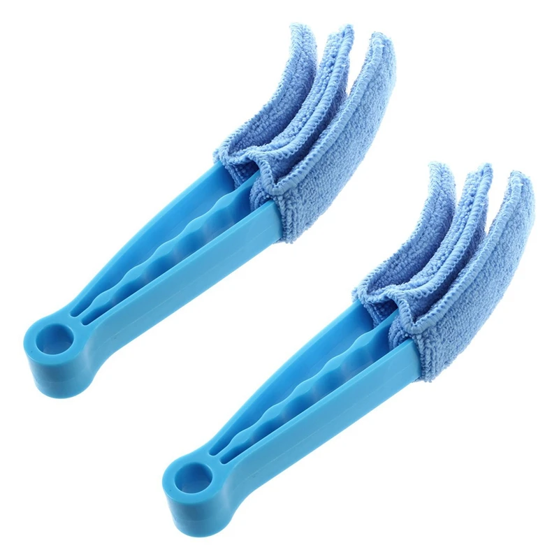 

Hot 2X Minifibre Triple Blind Cleaner Mitt Venetian Slats Blinds Duster