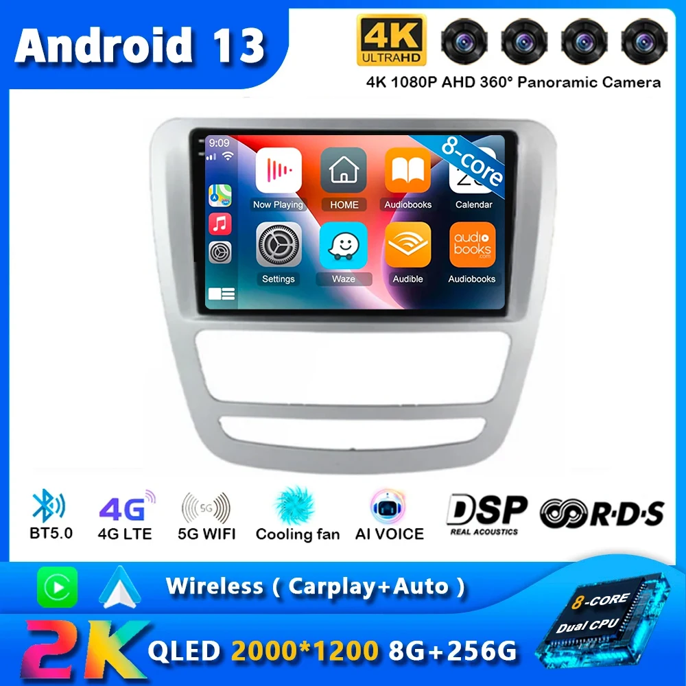 

Android 13 GPS Navigation For JAC T6 T8 2015 2016 2018 2022 2021 Car Radio DVD Player Headunit Stereo Carplay Auto 360 Camera 4G
