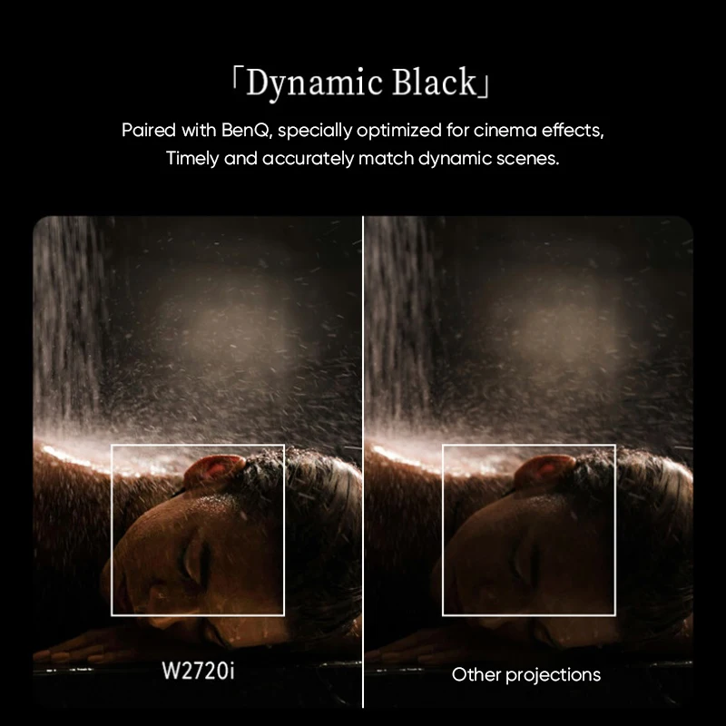 벤키 W2720i 4LED 4K 프로젝터 2500 ISO 루멘 AI 시네마 지능형 알고리즘 홈시어터 DLP 빔프로젝터 30000:1 대비율