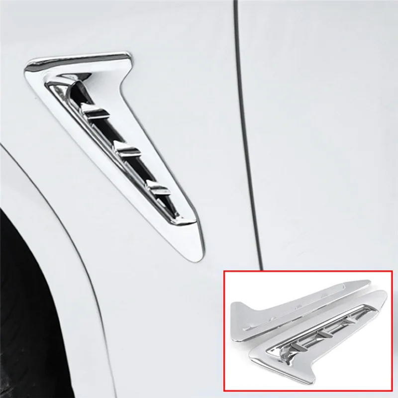 BMW X3 G01 X4 G02 2018-2024 자동차 스타일링 벤트 펜더 액세서리 카본 파이버 1쌍 앞쪽 펜더 에어 아울렛 커버 트림