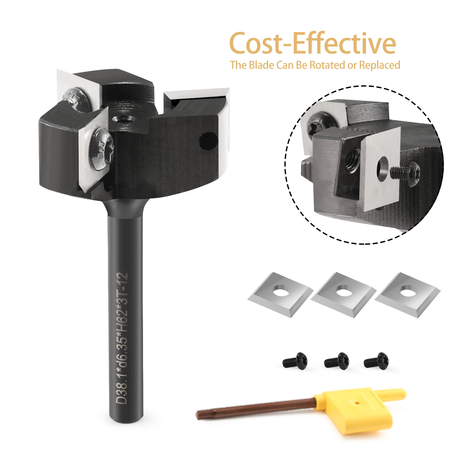 1/5pc 6 ミリメートル 6.35 ミリメートルシャンク Z4 コーナーラウンドビットルータービット超硬カッター木工フライスカッ 8mmシャンク4  超硬ブレードウッドコーナーラウンドルータービットr1 r2 r3フライスカッター木工機械大工切削工具 1個 1/4 6.35mm 8mm 12mm  12.7mm ...