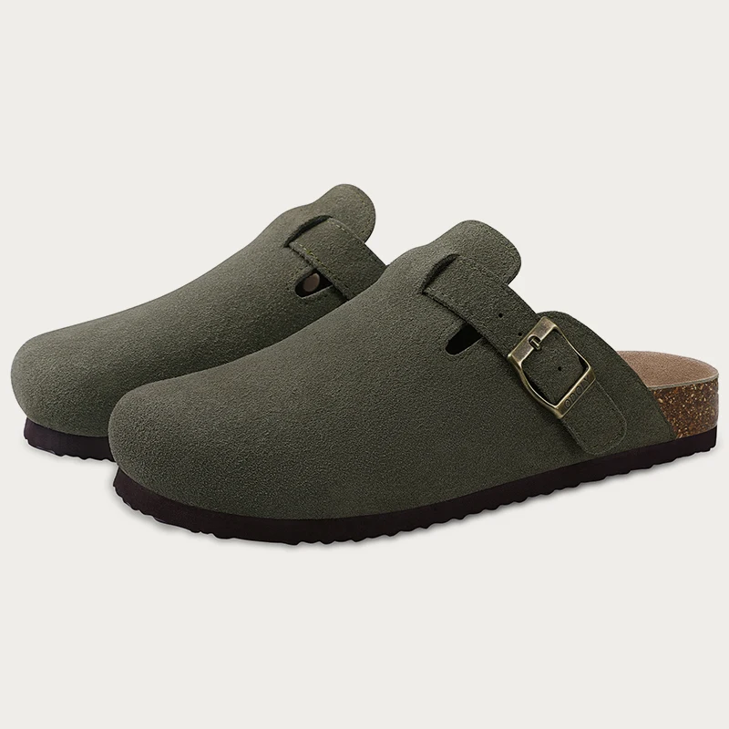 Gacimy Women's Mules Slippers Classic Cork Clogs Sandals With Arch Support Female Fashion Outdoor Soft Footbed Platform Slippers