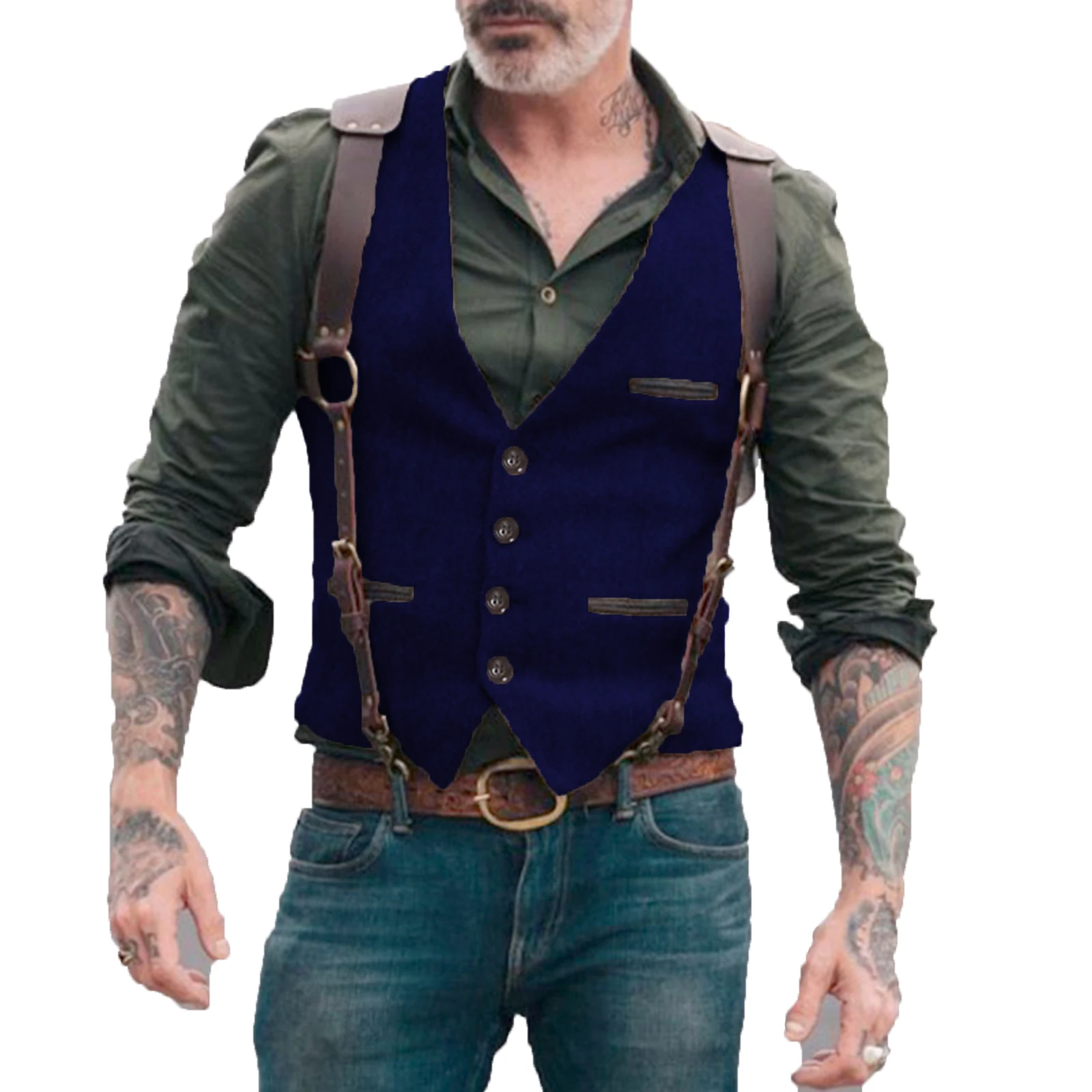 Men Herringbone Vests Waistcoat V-neck Slim Fit Gilet Wedding Clothing mens suit,dress vests