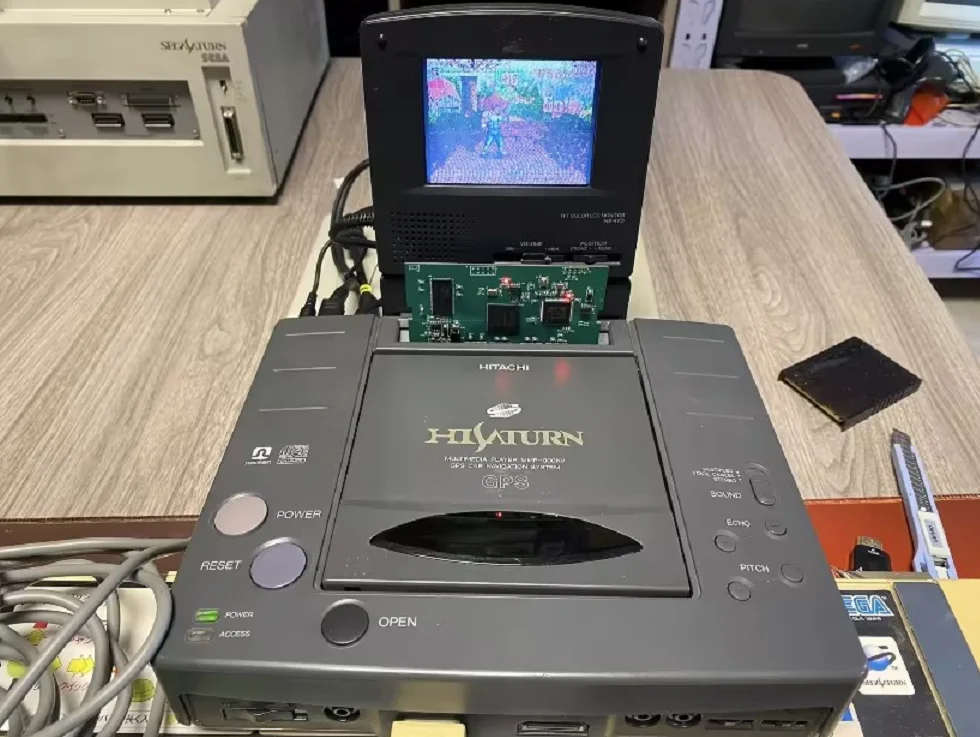 サターンsaroo SDカード、燃焼されたeverdrive、Indikaiビデオ
