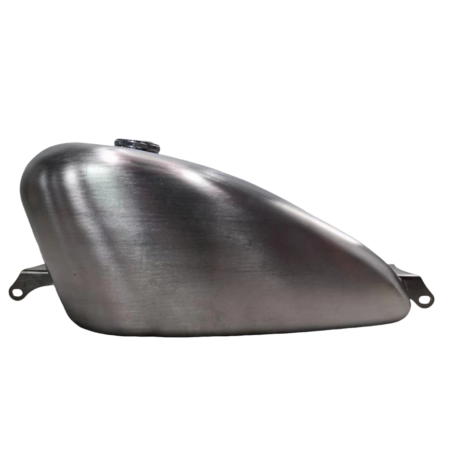 Copripannello Serbatoio Moto In PU Con Borsa - Per Harley Softail Street Bob FXBB E Modelli Simili, Colore Nero/marrone