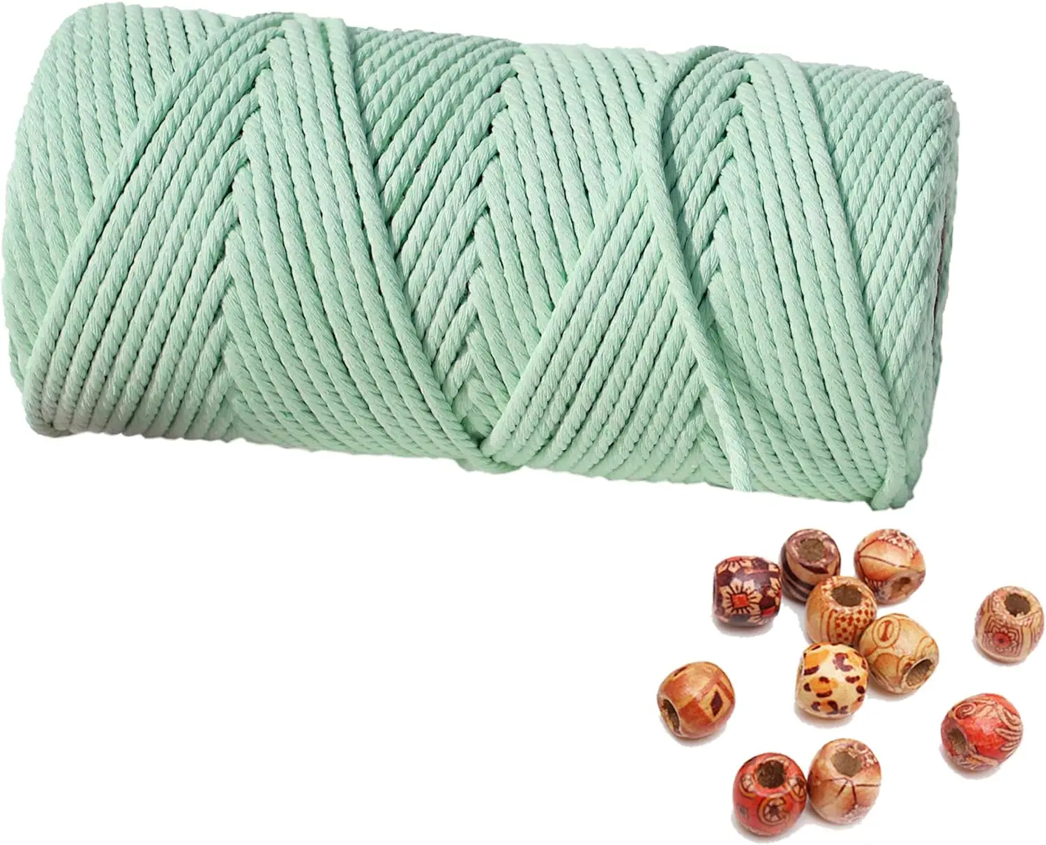 Vibrant Macrame Hand-Knitting Cotton Cord – 100m of 3mm Natural Rope for Colorful Weaving and Wall Hangings