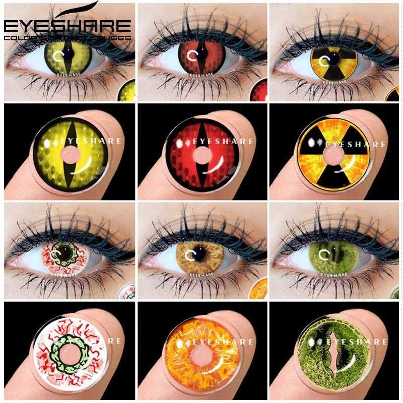 green anime contacts  Google Search  Circle lenses Colored contacts Contact  lenses colored
