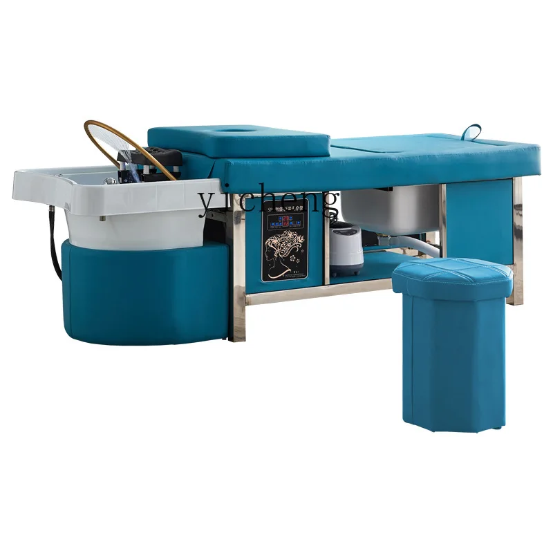 

XL Pedicure Shampoo Circulating Fumigation Shampoo Chair Stainless Steel Constant Temperature Spa
