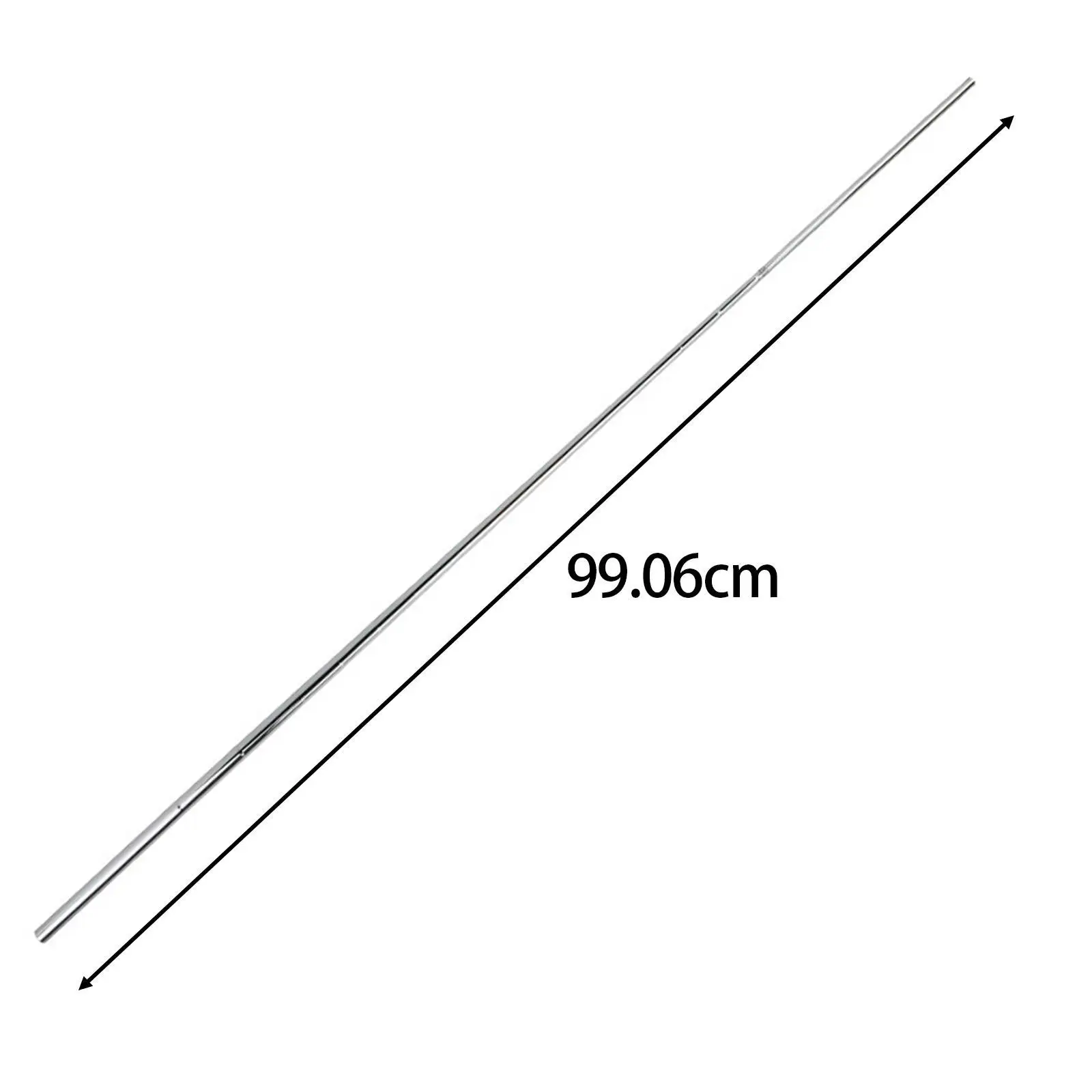 6 Pieces Golf Iron Club Shafts Supplies Stainless Steel 39inch Golf Club Shafts for Outdoor Women Men Practice Golfer Training