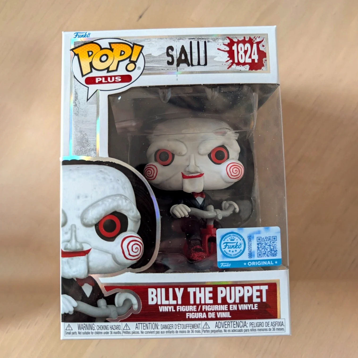 Plus Billy The Puppet Figure (On Tricycle)#1824 Collectible