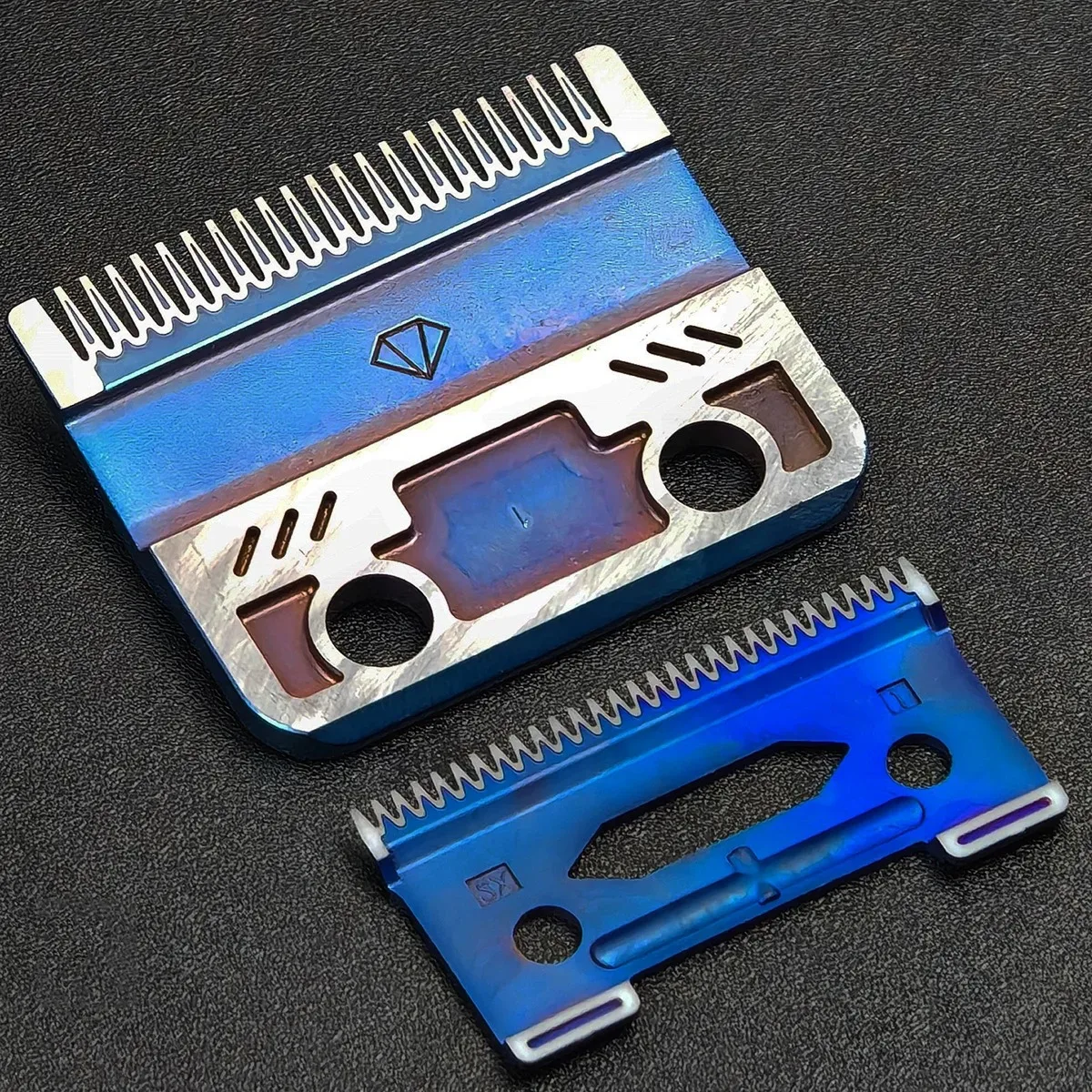 BRDCLIP Blue Blade Original Replaceable Cutter Head for Madeshow M10 M5 Hair Clipper Titanium Plated Ceramics Blade 4