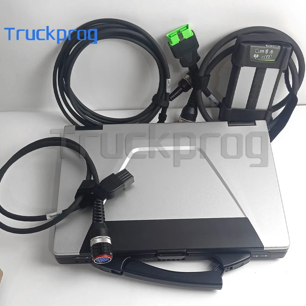 

for-Volvo Vocom II 88890400 V2.8 PTT for-Volvo for Renault Truck Excavator Loader FH4 FM Diagnostic Tool+CF52 Laptop