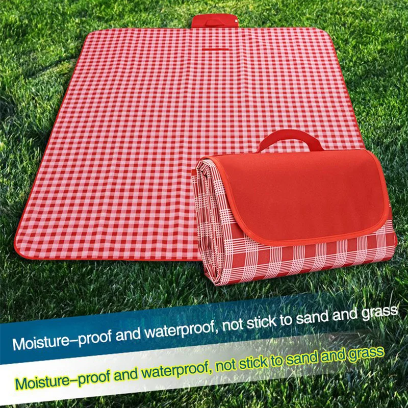OPRINT Cactuses Picnic Blanket Waterproof Outdoor Mat for Camping Hiking Travelling 