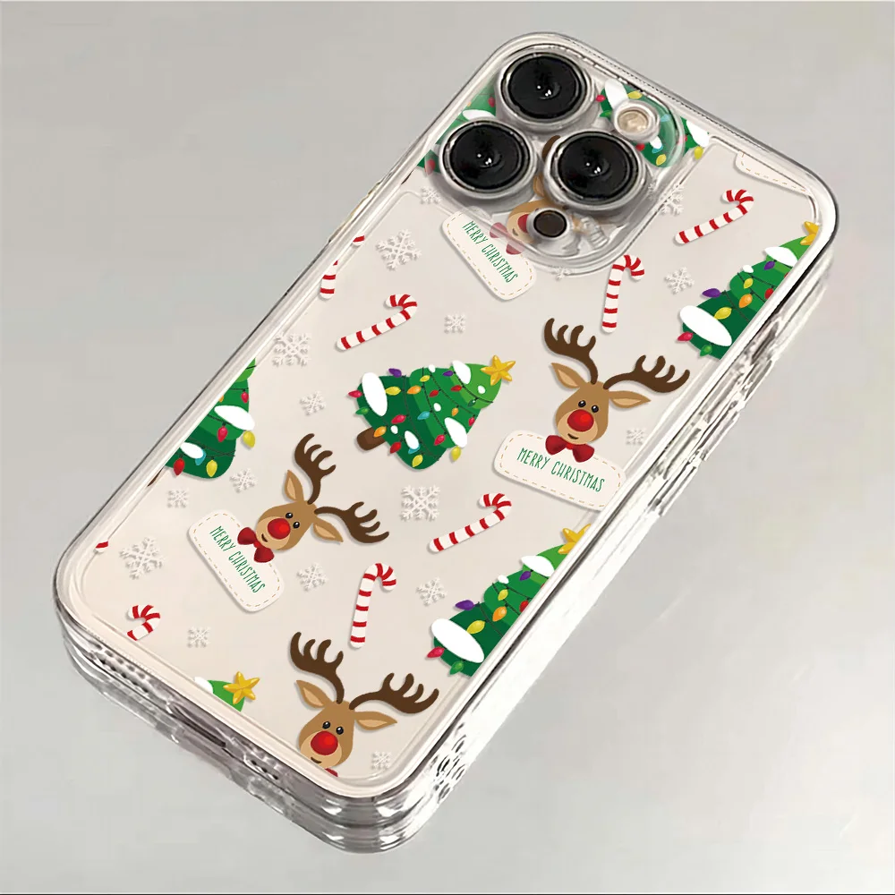 Festive Holiday Characters Soft TPU Phone Case