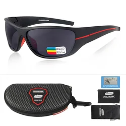 Polarized Sports Sunglasses with UV Protection and Anti - Glare TR90 Frame (Black Lens)