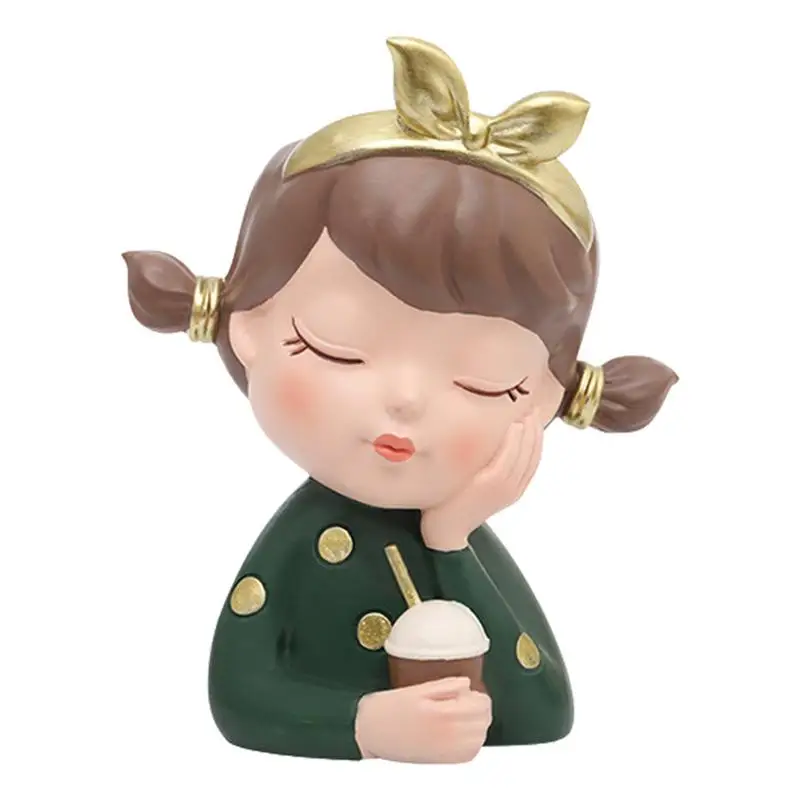 Set Di Fioriere Succulente Minature Girl Plant Pot Decorativo Air Plant Set Di Piante Succulente Mini Piante Vasi Di Fiori Per