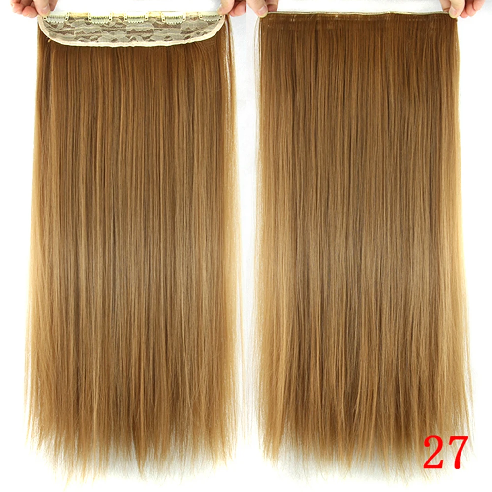 Extension capelli sintetici mossi con clip per donna_voghion.com