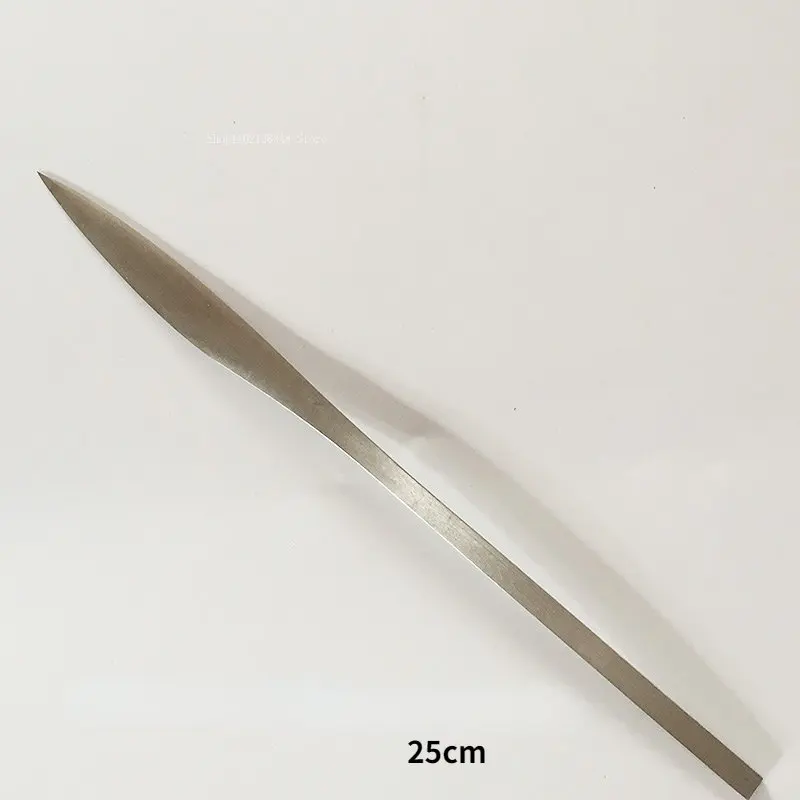 Pottery Purple Sand Tool Teapot Making Tool Stainless Steel Bitterling Knife DIY Mud Strip Incision Knife Opening