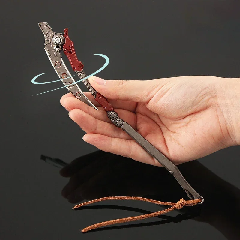 22cm Apex Legends Revenant Heirloom Dead Man's Curve Sickle Swords Model Peripherals Alloy Metal Model Keychain Gift Toys Kids 3
