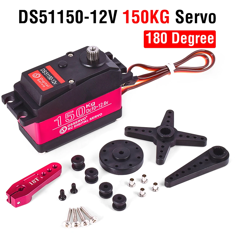 1/5 RC 자동차용 서보 스티어링 서보, 레드캣 HPI Baja RC 자동차 장난감, 높은 토크, 60Kg, 80Kg, 150Kg, 1/5 1/6 서보