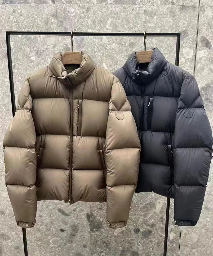 

Fashion High-end Classic Solid Color High Quality Men's Hidden Hat Down Jacket Winter Warm Coat Business Jacket