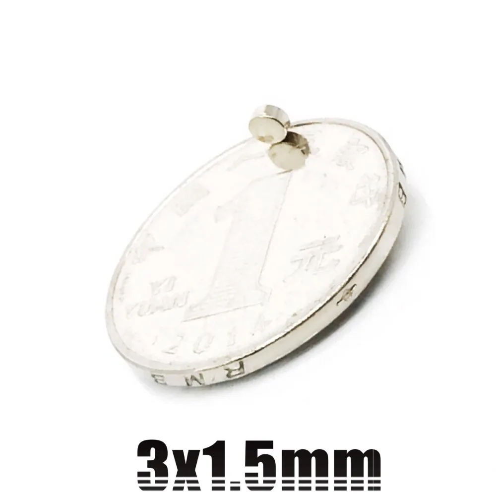 3x1.5 mm Powerful Magnets 100-10000pcs Small Round Permanent Magnet 3mm x 1.5mm Thin Neodymium Magnet Strong 3*1.5 round magnets neodymium magnets