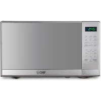 Microwave with 10 Power Levels, 700W with Digital Display, Countertop Microwave with Child Safety Door Lock, Programmable 1