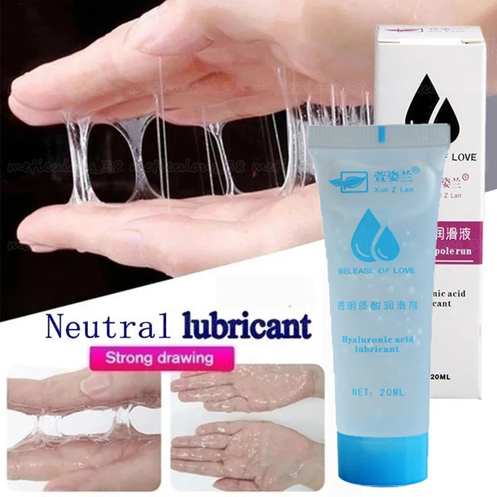 Water Based Lubricant for Sex Silk Touch Edible Anal Sex Lubricant Oral Gel Exciter for Women Orgasm Lube Adult Cream sexual lubricant