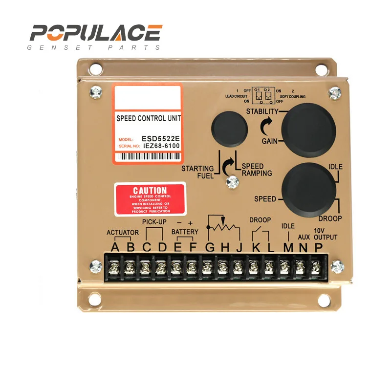 

Diesel Generator Speed Control Board ESD5522E Electronic Speed Governor Speed Control Board Controller ESD5525E